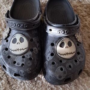 CROCS Black Jack Skellington Clogs